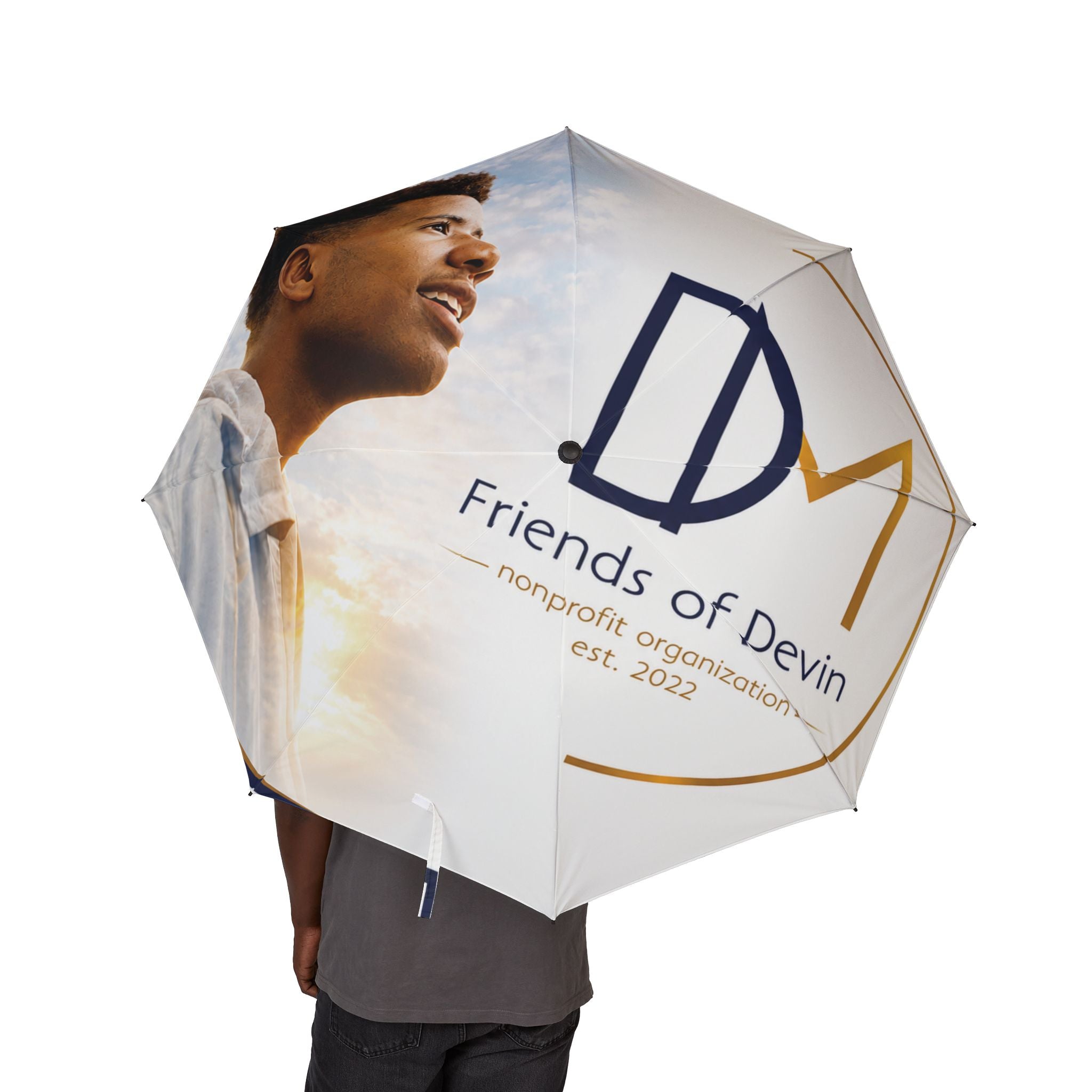 Friends of Devin - Semi-Automatic Foldable Umbrella