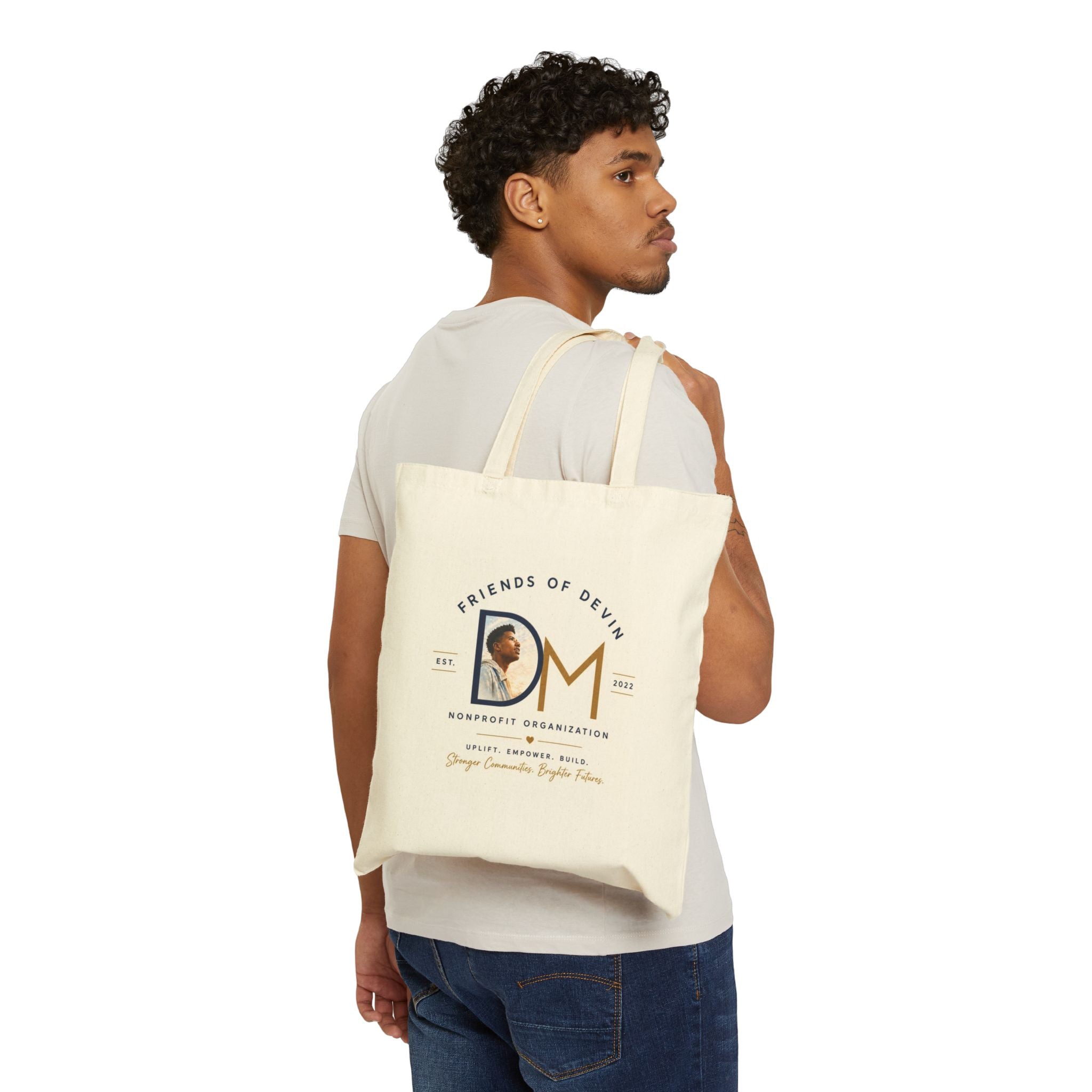Friends of Devin Cotton Tote Bag