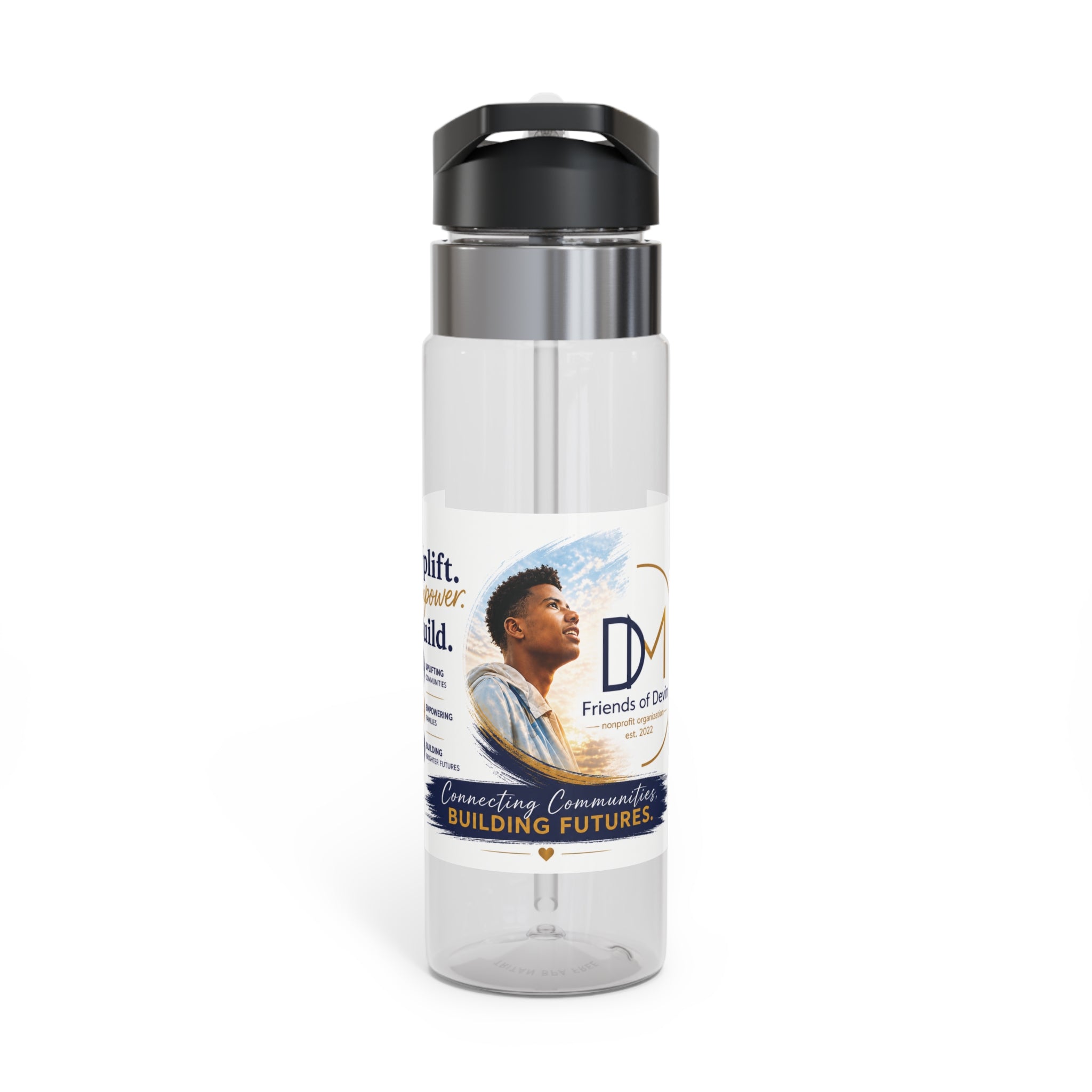 20oz Tritan Sports Bottle — Uplift. Empower. Build.