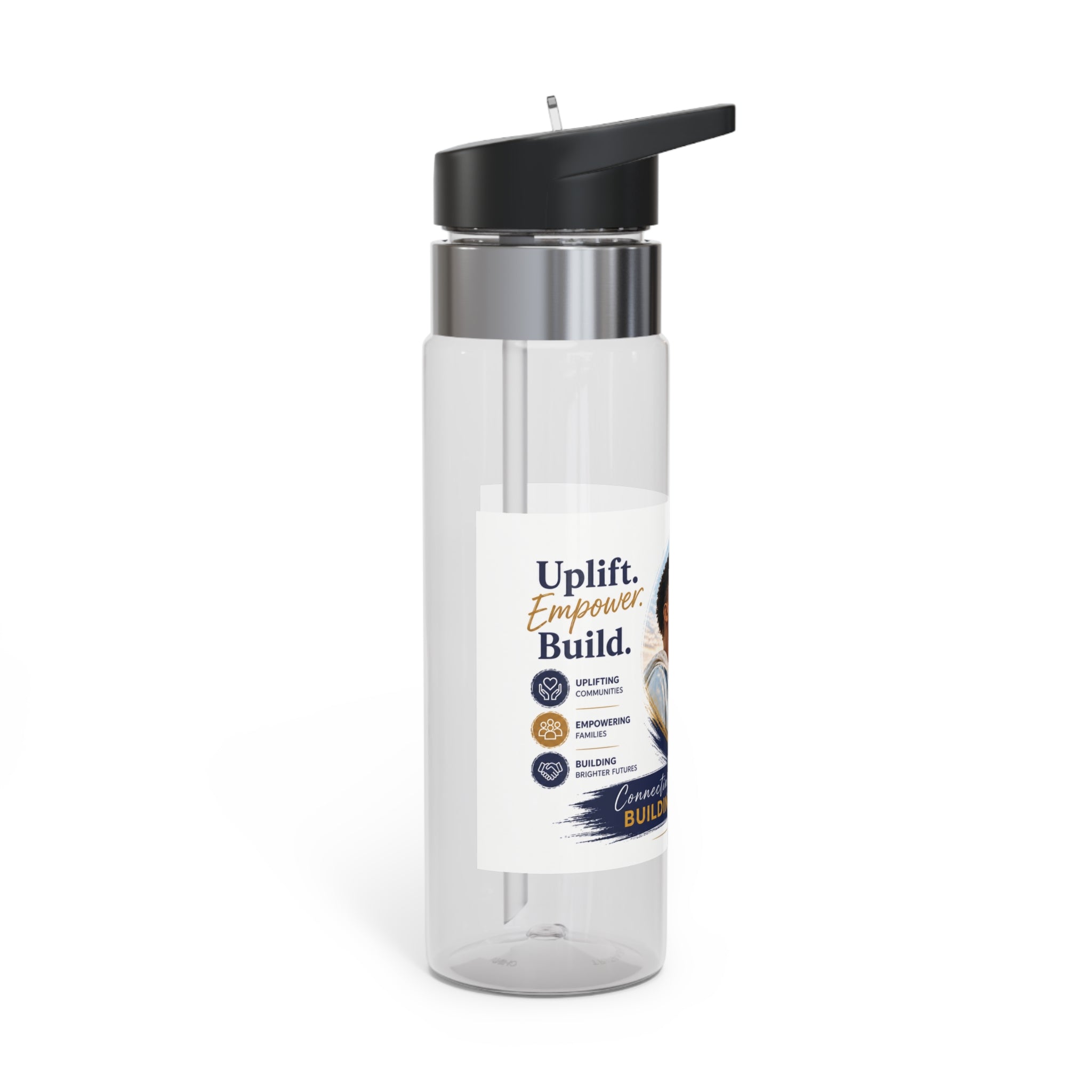 20oz Tritan Sports Bottle — Uplift. Empower. Build.