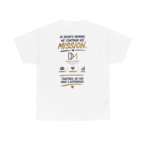 "Honoring Devin. Empowering Tomorrows." T-Shirt